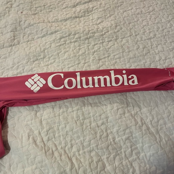 Columbia long sleeve dri-fit t-shirt in dusty pink size small - Picture 4 of 4